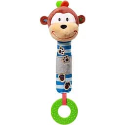 Игрушка детская BabyOno Мавпеня Георгий с пискалкой 22х11 см (2136278028)