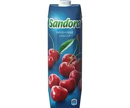 Sandora, 0,95 л, Нектар Вишневий натуральний Сандора