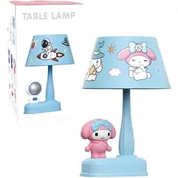 Детская настольная лампа Май Мелоди голубая (343C)