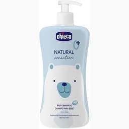 Шампунь Chicco Natural Sensation Baby Shampoo Без сліз з алое та олією солодкого мигдалю 500 мл (11531.00)