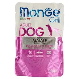 Влажный корм Monge Dog Grill со свининой, 100 г (70013147)