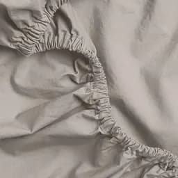 Простирадло на резинці Cosas з вареної бавовни BRONZE 90х200х20 см (84WashedCottonQuartz_90x200x20) - мініатюра 3