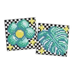 Алмазна мозаїка "LOL Surprise! Квітка і листок" Ідейка AMS1178 на самоклеючій основі 9х9 см