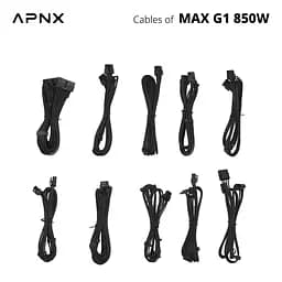 Блок живлення APNX MAX G1 850 (APPG-MX85FEC.X1) 850W - мініатюра 8