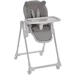 Стільчик для годування El Camino ME 1037 Crystal Bear Gray з м’яким сидінням у стилі ведмедика