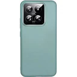 Чохол GKK Luxury Shockproof Hybrid Leather Case для Xiaomi 14 Pro Deep Green