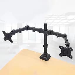Настільне кріплення кронтшейн для двох моніторів VESA тримач UKC Desk Mount 9629 17-33 - мініатюра 8