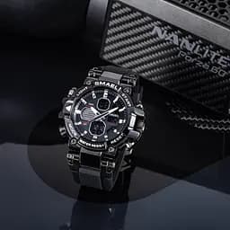Годинник наручний чоловічий Smael 8040 Army Green (15160) - мініатюра 2