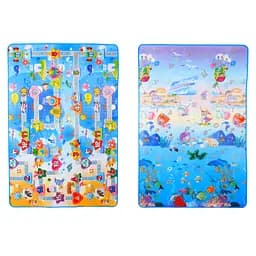 Детский двухсторонний термоковрик Lindo Море, 180х120 см (F1011)