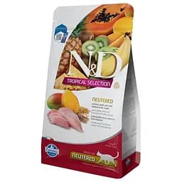Сухой корм для стерилизованных кошек Farmina N&D Tropical Selection Neutered Chicken, Spelt, Oats and Tropical Fruits Feline с курицей и тропическими фруктами 1.5 кг (183858)