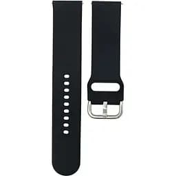 Ремінець DK CDK для Xiaomi Imilab KW66 "L" 22mm Silicone Sport Band Classic (011018) (black) - мініатюра 2