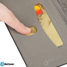 Чохол-книжка BeCover Exclusive New Style для Huawei P40 Lite / Nova 6 SE / Nova 7i Gray (704910) - мініатюра 5