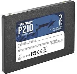 Твердотільний накопичувач SSD Patriot 2Tb, P210, SATA3, 2.5", 3D TLC, 520/430 МБ/с teh0019829 - мініатюра 3