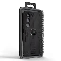 Чехол для Realme C71 4G, Proover, черный, с подставкой и магнитом, противоударный, ударопрочный, бронированный, панель-накладка, защита всего корпуса, термополиуретан (TPU) + поликарбонат (PC), ArmorStandart (ARM86748) - мініатюра 3