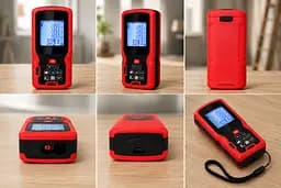 Далекомір лазерний (RL-41) 40 м / Цифровий далекомір з LCD з підсвічуванням - мініатюра 3