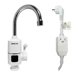 Проточний кран-водонагрівач на мийку Zegor EC-701 LED з ПЗВ 30412