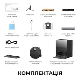 Робот-пилосос миючий Dreame Aqua 10 Roller Black - мініатюра 16