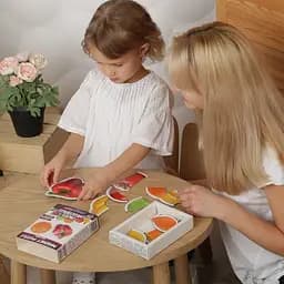Набір магнітів Magdum Baby puzzle "Фрукти і овочі" ML4031-25 EN - мініатюра 4