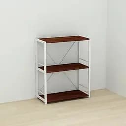 Етажерка 3/60 Ferrum-decor Серії Коннект 73x60x28 білий ДСП Венге 16мм (FRD-105524)