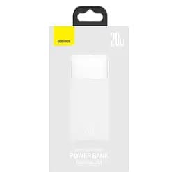 УМБ Baseus Bipow Digital Display Power Bank 10000mAh 20W (PPDML-L02) біла - мініатюра 2