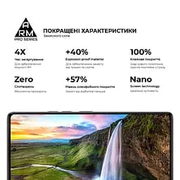 Захисне скло на TECNO Camon 30 (CL6) з олеофобним покриттям, Pro, повне проклеювання, антистатичний і пиловідштовхуючий шар, 9H, самоклеючеся, 2.5D, на весь екран, антистатичний клей, ArmorStandart (ARM77128) - мініатюра 5