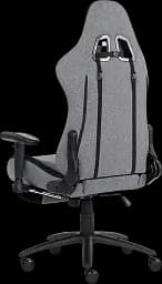 Геймерське крісло GT Racer сіре із чорним (X-2534-F Fabric Gray/Black Suede) - мініатюра 6