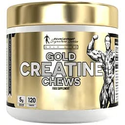 Креатин Gold Creatine Chews 120 жувальних таблеток Блакитна малина Kevin Levrone fit0024666