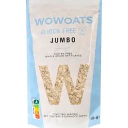 Хлопья овсяные Wowoats Jumbo из цельного зерна 450 г