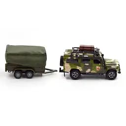 Ігровий набір TechnoDrive Land Rover Defender Military з причепом (520027.270) - мініатюра 6