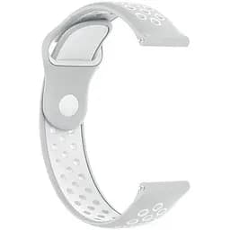 Спортивний ремінець Primo Perfor Sport для годинника Huawei Watch 2 Grey White
