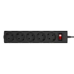 Мережевий фільтр LogicPower LP-X5 Premium на 5 розеток чорний 2 м (LP9583)