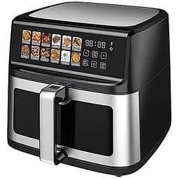 Аерофритюрниця Zepline ZP-211 сенсорне управління з дисплеєм 14 л 4000 Вт Чорна