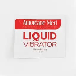 Пробник лубриканта з ефектом вібрації Amoreane Med Liquid Vibrator Strawberry 2 мл SO3991 95051
