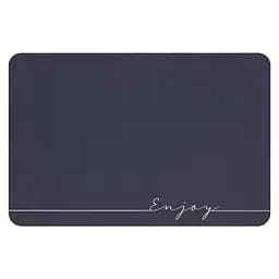 Коврик Ardesto Vigor прямоугольный с нескользящим основанием темно-серый 40 х 60 см (ARHB3301RG)