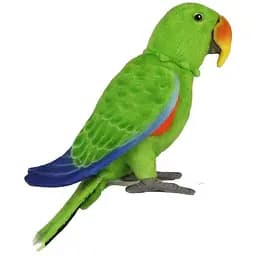 Мягкая игрушка Hansa Позующий попугай Электус самец 23 см (8429)