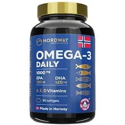 Nordway OMEGA-3 Daily 1000 мг в мягких капсулах №90