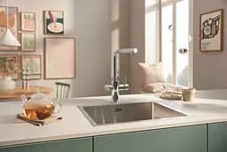 Змішувач для кухні з підключенням питної води Grohe Blue Pure Minta 30590000 Хром - мініатюра 5
