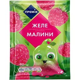 Желе Премія зі смаком малини, 90 г (834467)