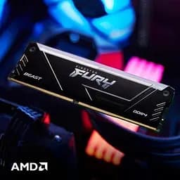 Модуль пам'яті для комп'ютера DDR4 32GB (2x16GB) 3200 MHz Beast RGB Black Kingston Fury (ex.HyperX) (KF432C16BB12AK2/32WP) - мініатюра 10