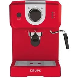 Кавоварка Krups рожкова Krups Opio 1.5 л мелена червона
