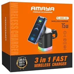 БЗП Amaya AWC-02 3-in-1 15W Black - мініатюра 2