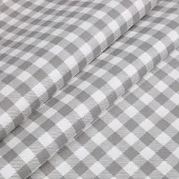 Простирадло Cosas на резинці 90х200 taupe check, кварц (TaupeCheck_90x200x20) - мініатюра 5