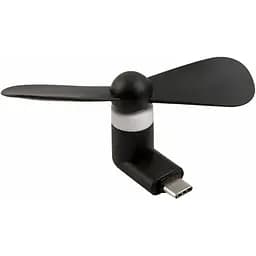 Вентилятор мобильный Type-C черный