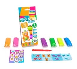Набор для лепки с тестом, 6 цветов Neon Assorted, TM Lovin