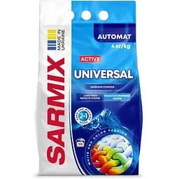 Стиральный порошок Sarmix Active Universal для всех типов стирки 4 кг