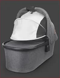 Універсальна коляска 2 в 1 UPPAbaby CRUZ 2, GREGORY (блакитний меланж/срібляста рама/руда шкіра) - мініатюра 12