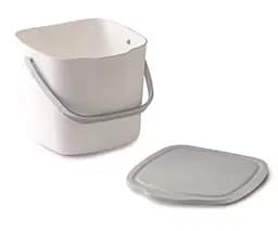 Контейнер для мусора с крышкой и ручкой Snips Kitchen Compost Bin, 3 л, белый