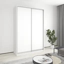 Шкаф-купе двухдверный MebelStar Стандарт AL 2ДСП 160x60x240 см Аляска белый (MBS-3606)