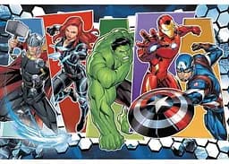 Пазл Trefl Непереможні Месники Marvel колаж 60 ел. (17357) - мініатюра 2
