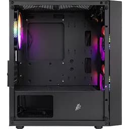 Корпус 1stPlayer BS-2-BK-3F1 Black [134425] - мініатюра 4